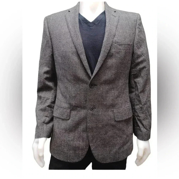 Joseph  Aboud 100% Wool Slim Fit Grey Blazer Jacket Size 42R - Picture 1 of 15